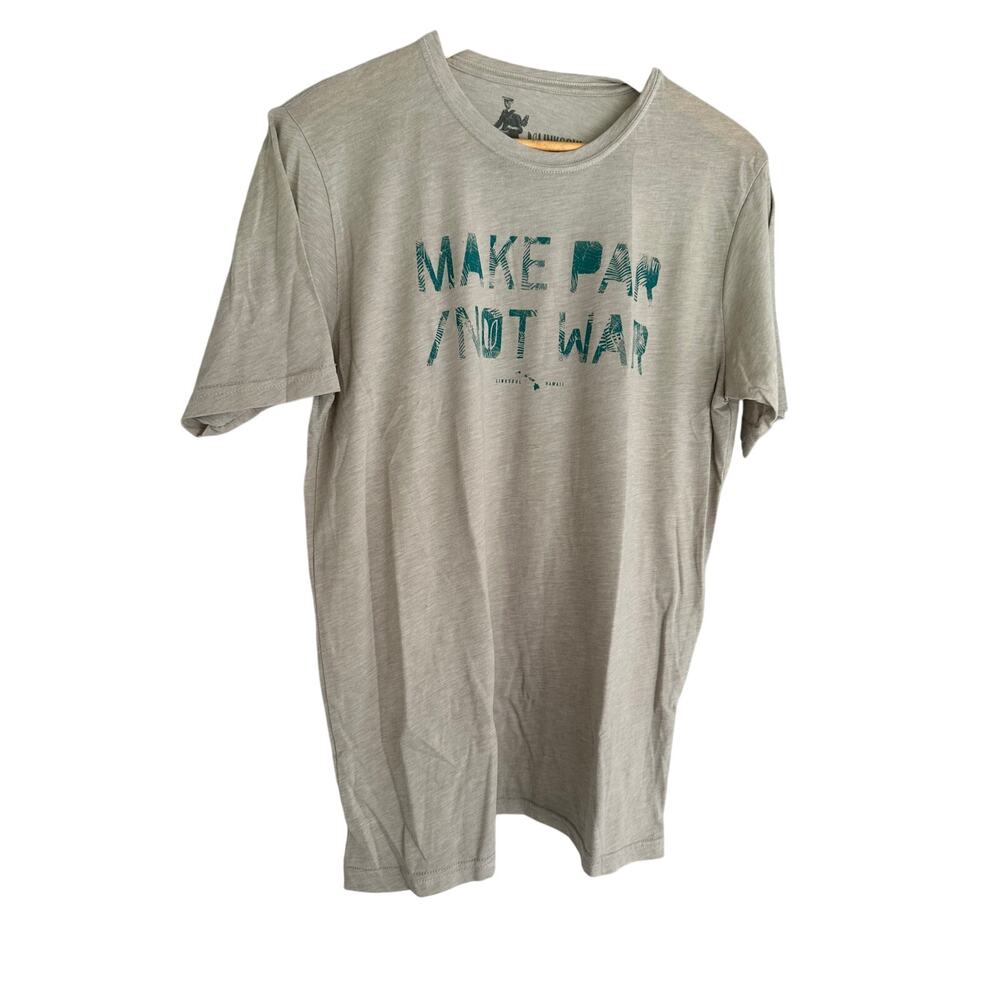 NWOT Link Soul Make Par not War tee-Men's small